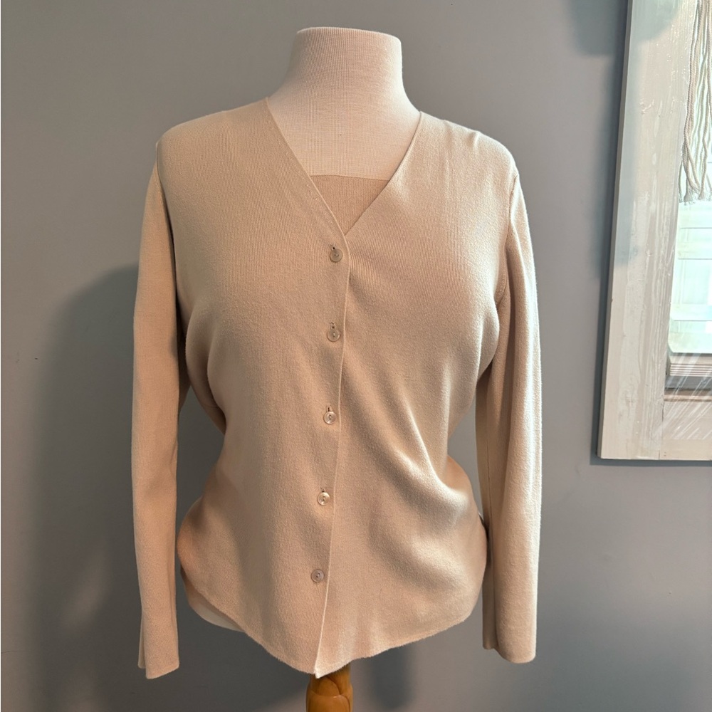 Vintage Blush Women's Cardigan and Shell Set Size L